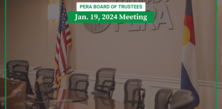 Recap of the PERA Board's January 19 meeting